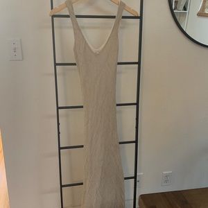 Linen midi dress